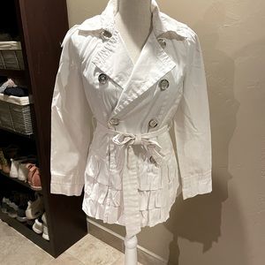EXPRESS SIZE 2 WHITE COAT